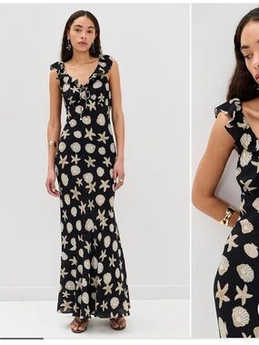 Saylor Gali Seashell Print Dress